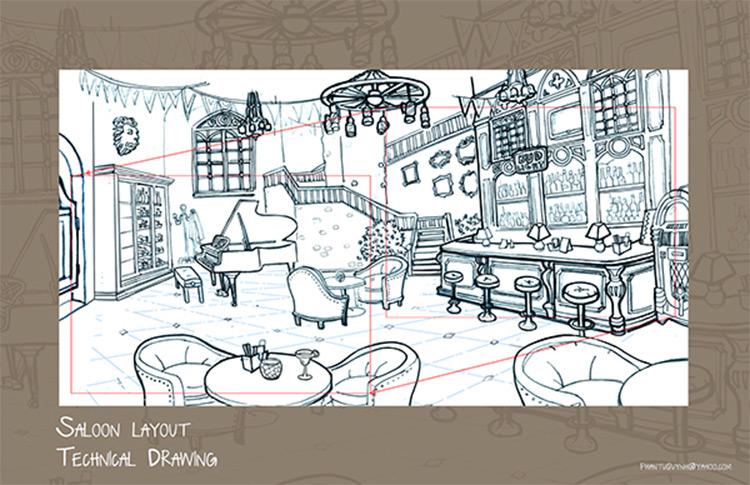 layout art example