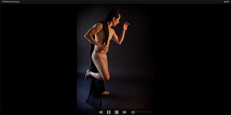 Line of action photo pose website