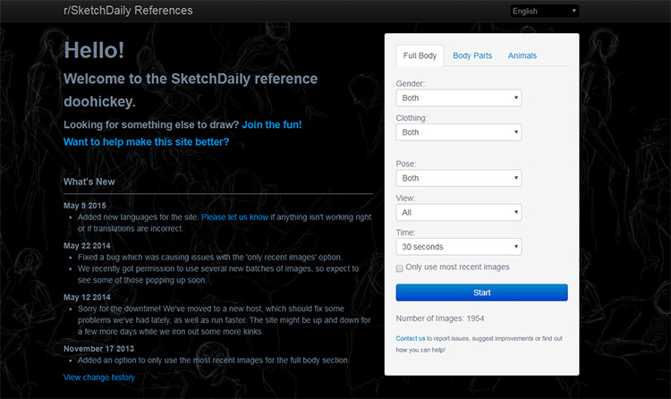 pose reference tool