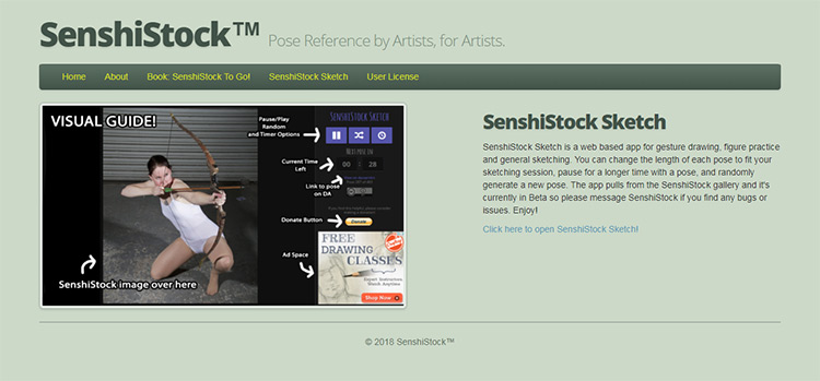 SenshiStock webapp gesture tool