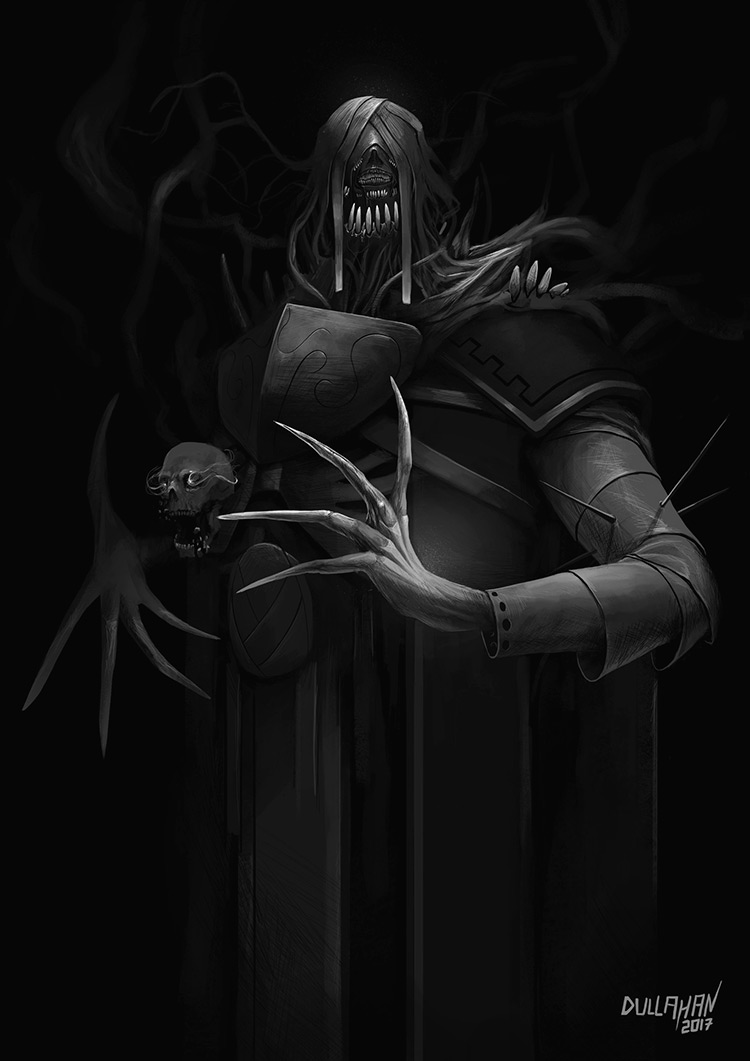 lich character concept illustration art