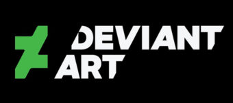 DeviantArt logo dark