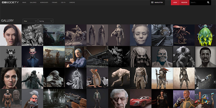 CGSociety homepage