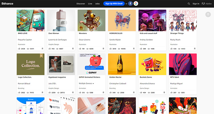 Behance artwork