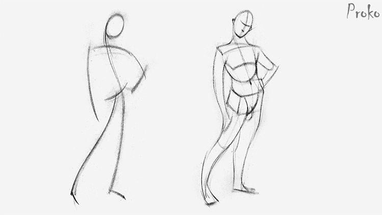 Proko gesture drawing examples