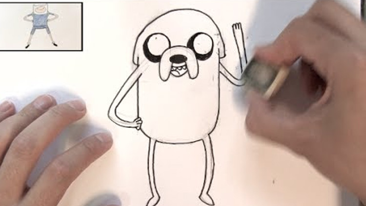How to Draw a Cartoon Character - Easy Drawing Art