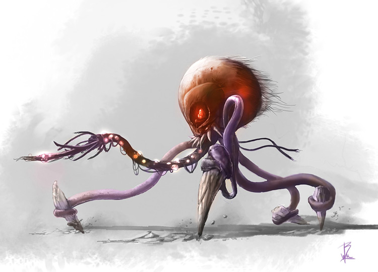 alien character art illustration