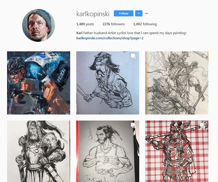 Karl Kopinski Instagram