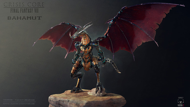 dragon character wings concept fan art