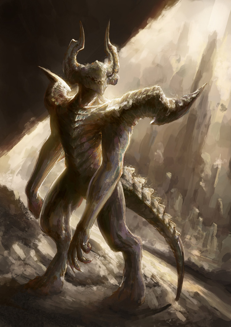 Demonic Creature Concept Art Gallery