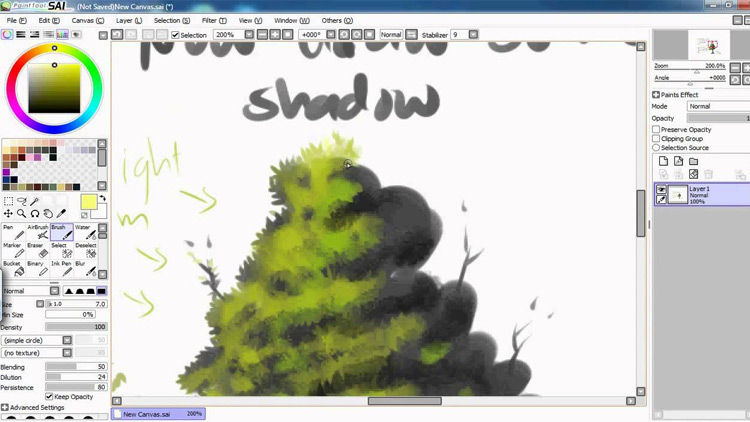 paint tool sai on mac