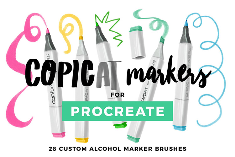 Marker Brushes for Procreate 5