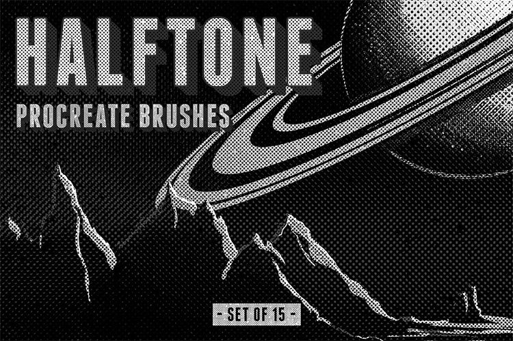 Halftone brushes