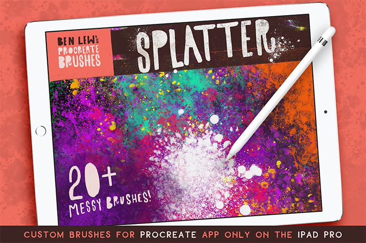 Splatter brushes