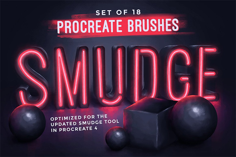 Smudge brushes pack
