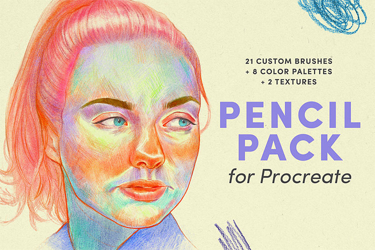 Custom pencil lines brushes