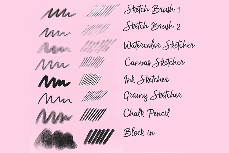 best procreate brushes for sketching