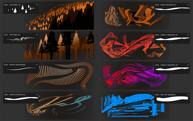 concept art procreate brushes free