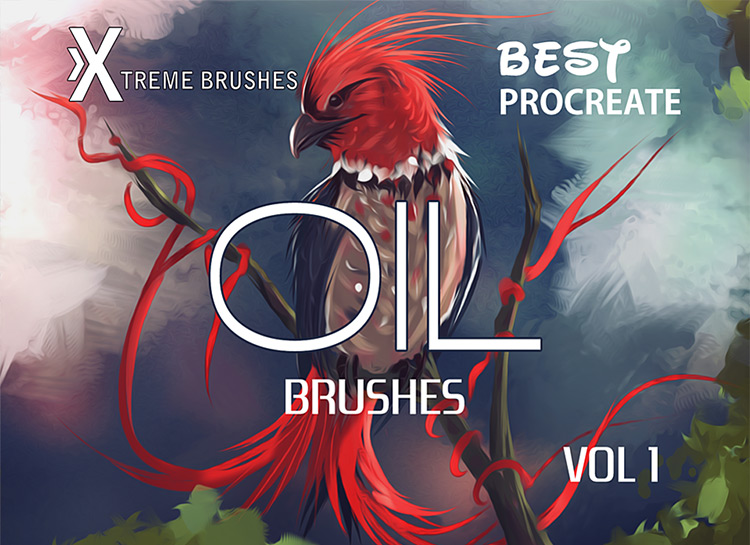 best oil brushes for procreate free