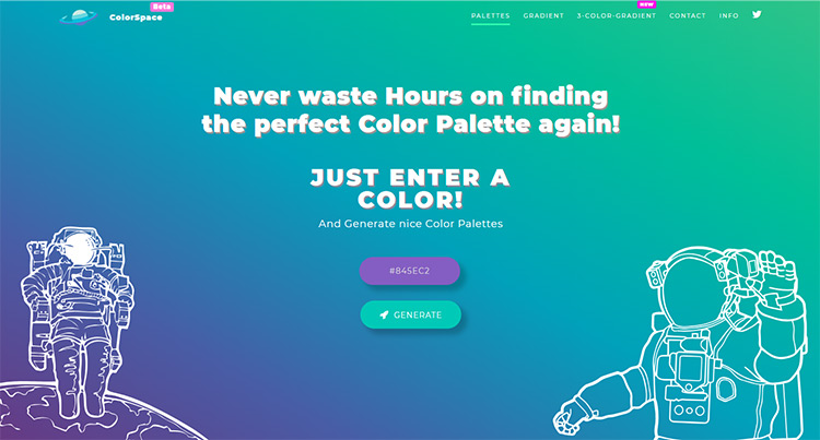 ColorSpace webapp