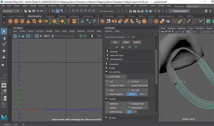 maya lt 2019 split polygon tool