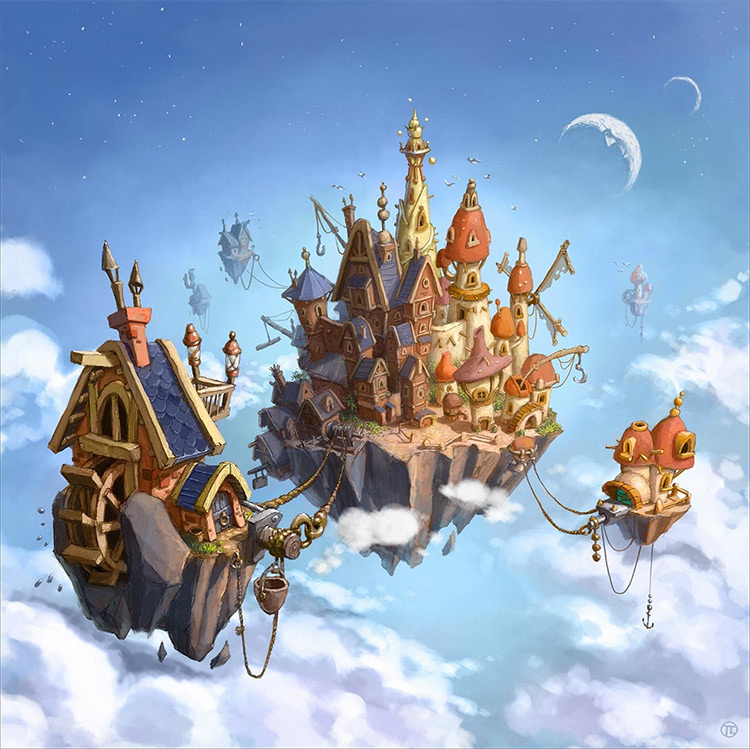 fantasy world game cover tomek larek