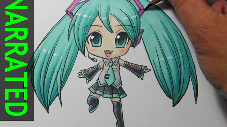 cute chibi anime drawing