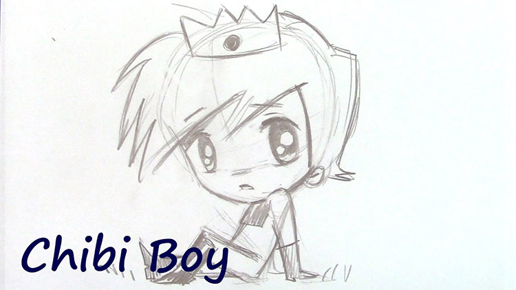 how to draw chibi boy