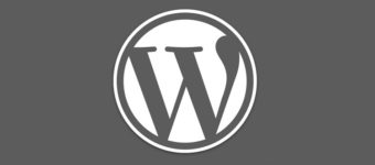 Grey WordPress Logo