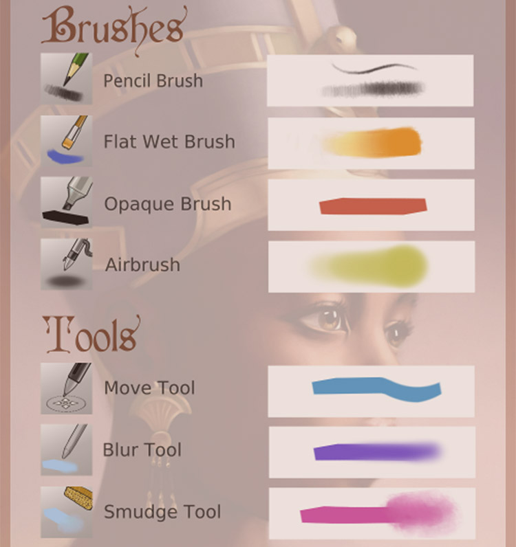 Minimalist brushes