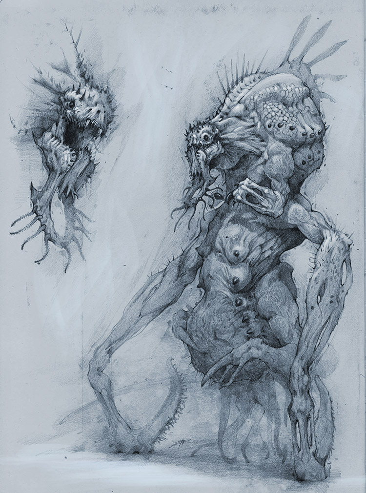 Guropa creature concept art