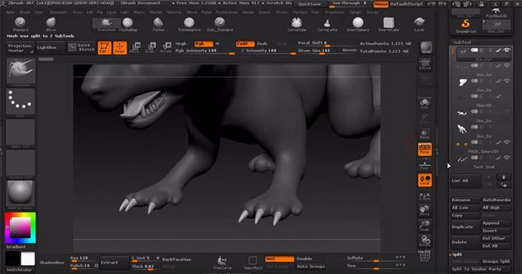 Inventive Digital Sculpting Software