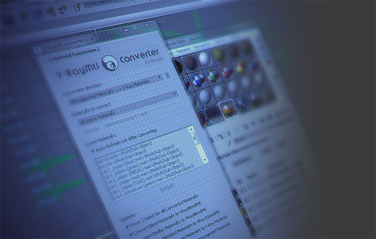 Vray material converter plugin