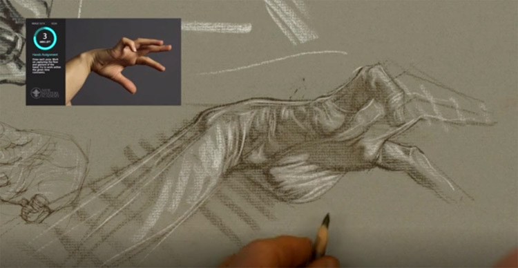 Hand drawing lesson on NMA