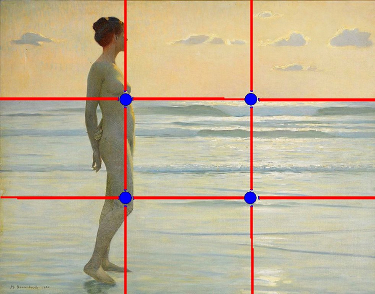Example of rule of thirds