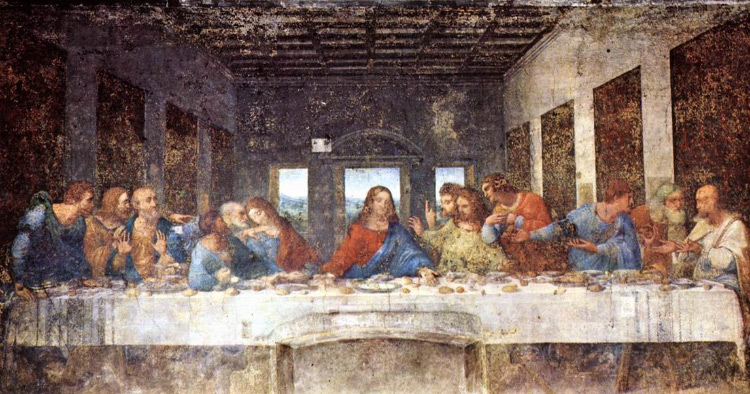 DaVinci Last Supper painting