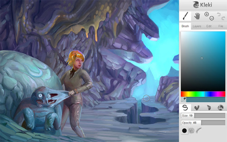 Am I the only one who uses Kleki Paint Tool for art : r
