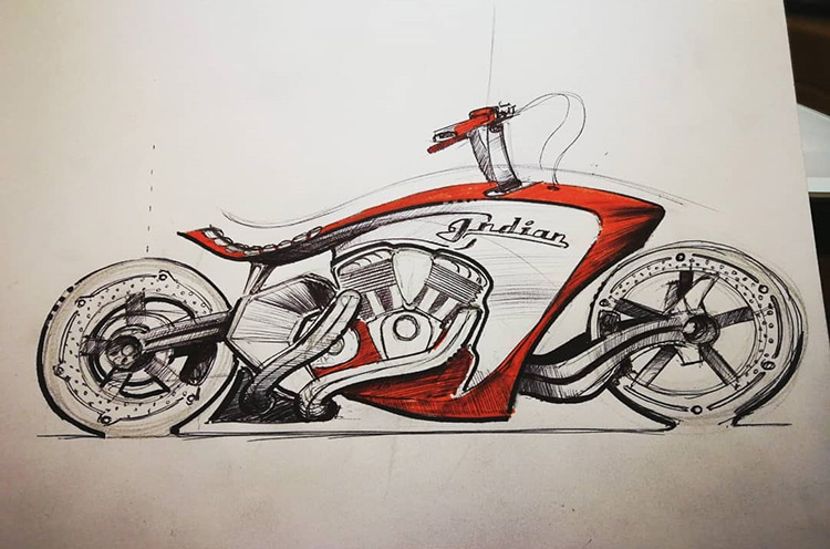 how to draw a cool motorcycle