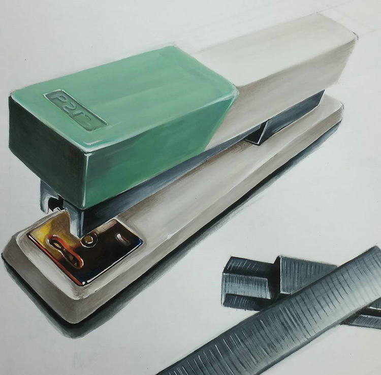 Stapler. continuous contour drawing. - Mary Lawler Blog