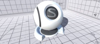 Amplify Shaders software 3D ball screenshot