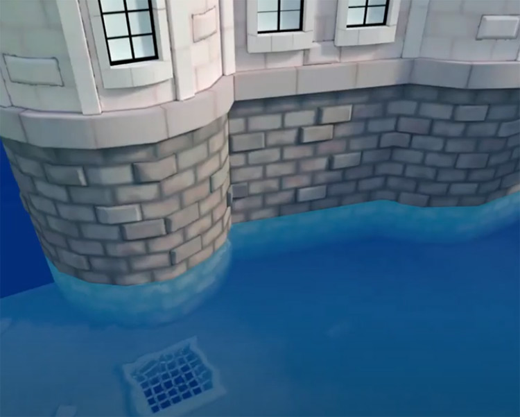 3D shaders water castle in Unity