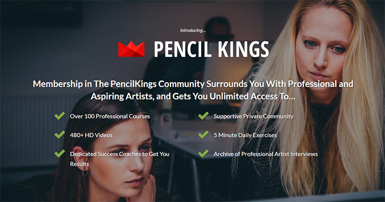 pencilkings signup page