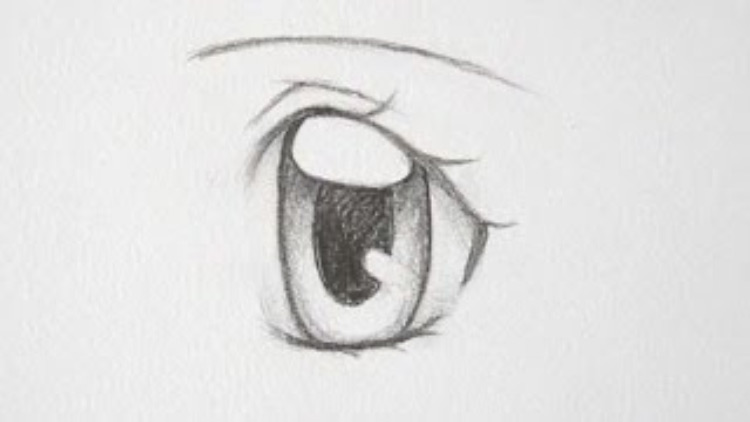 how to draw anime girl eyes step by step for beginners