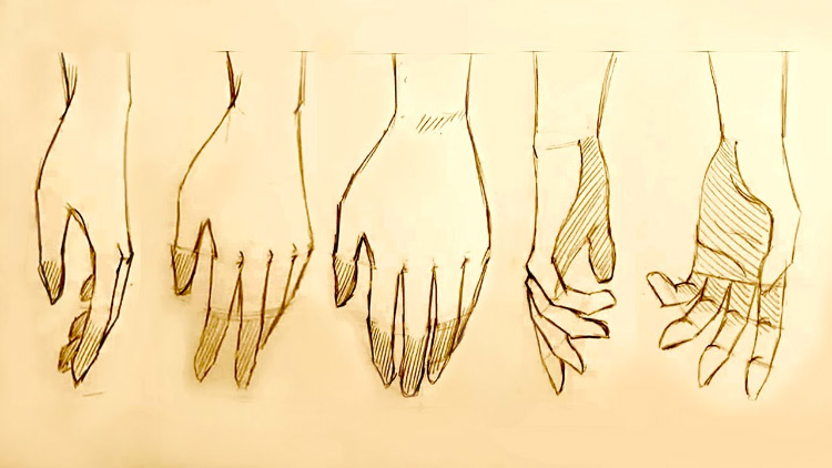 as an anime artist I've been practicing hands! : r/drawing