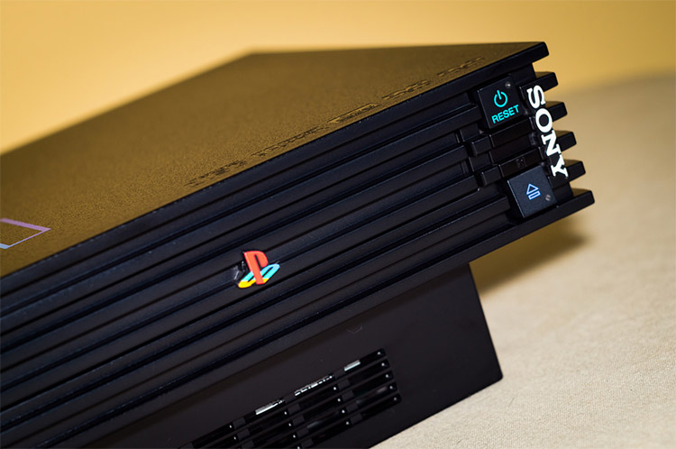 PlayStation 2 console close-up