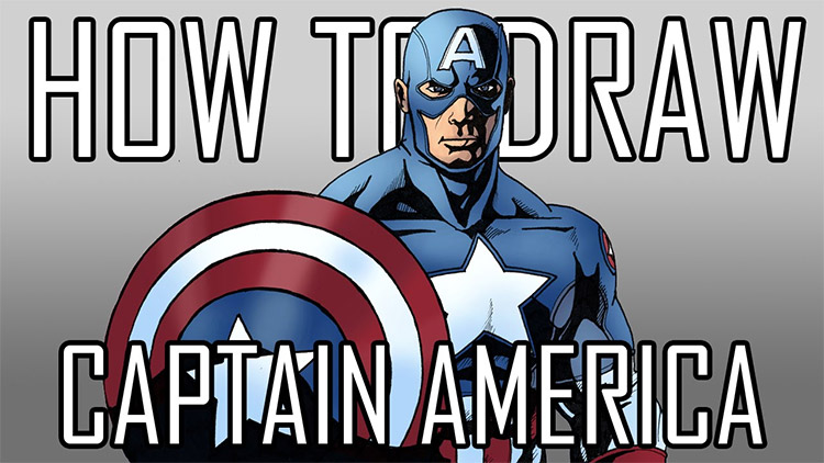 04 howto draw captain america