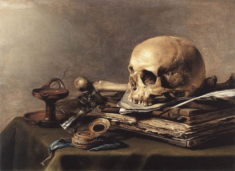 Vanitas stilllife