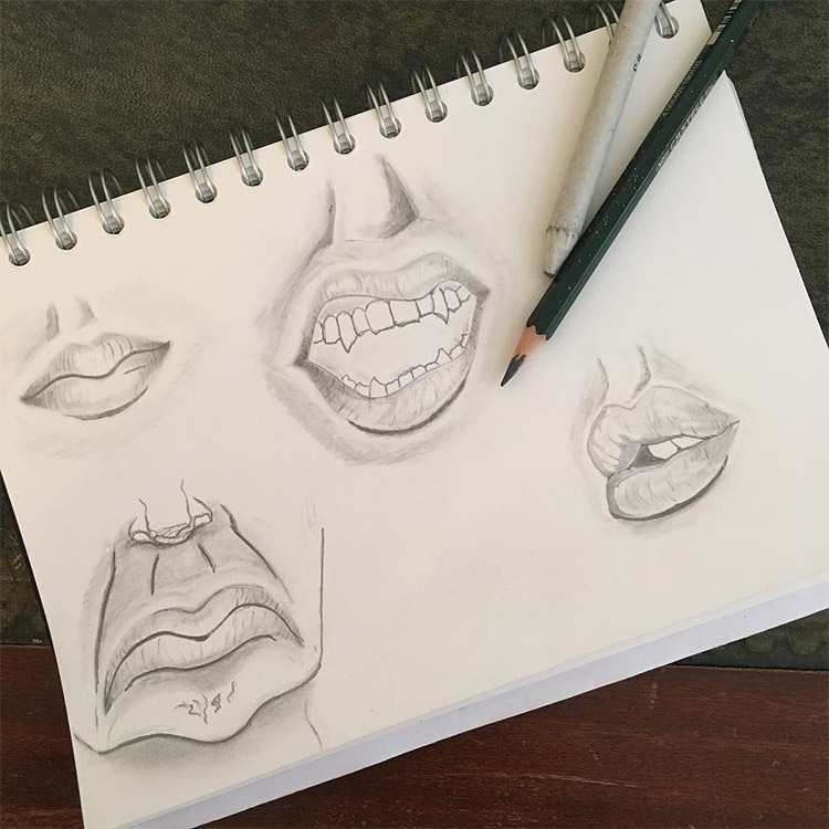 Drawing mouths
