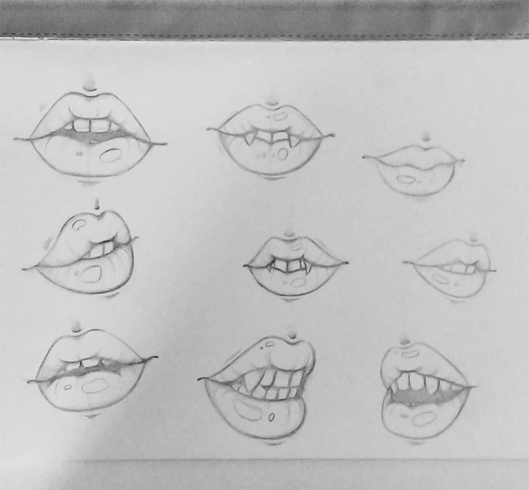 Loading Lips drawing, Drawing tips, Mouth drawing