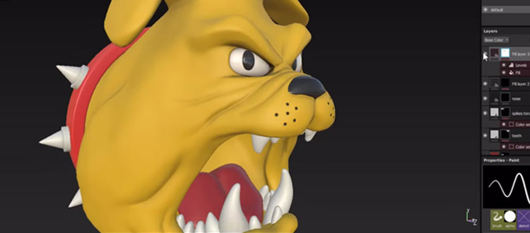 Dog Brutus in Substance Painter